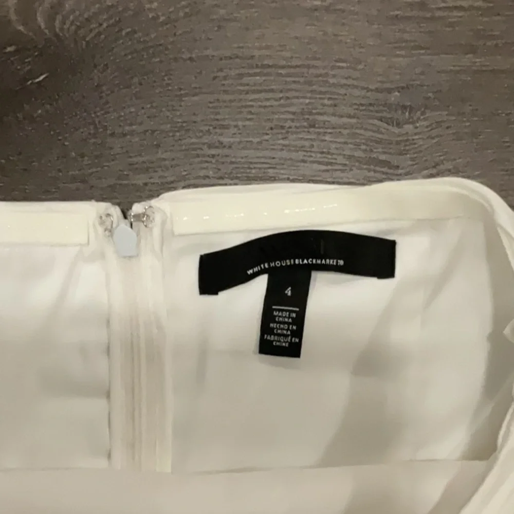 White House Black Market White Poplin Keyhole Bustier - Picture 4 of 6